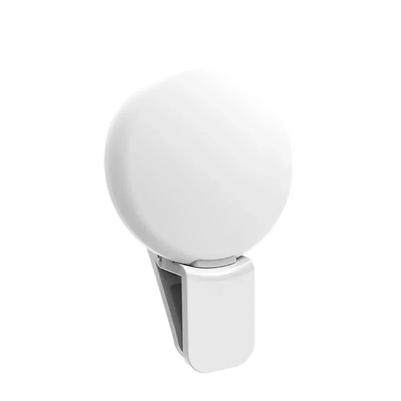 Portable Mini LED Selfie Ring Light with Three-Level Dimming for Mobile Photography