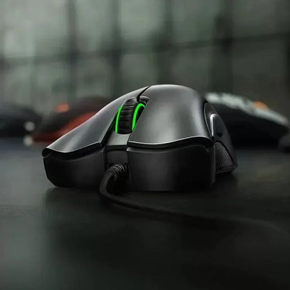Deathadder Essential Wired Gaming Mouse / Wired Mice 6400DPI 5 Independently Buttons for Laptop PC Gamer